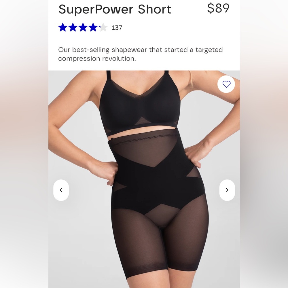 Honeylove Black Shapewear Shorts